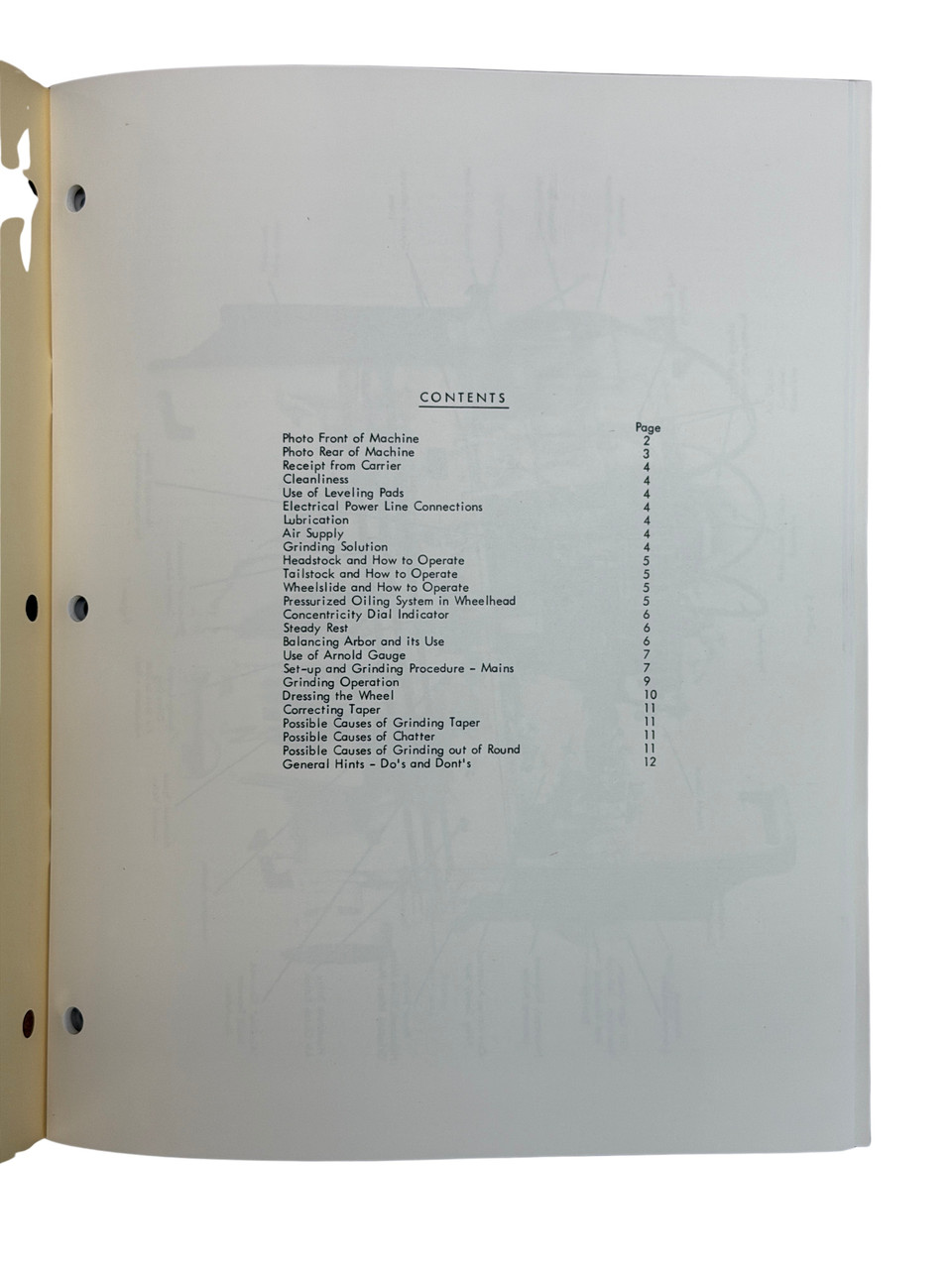 Lempco Model 518 Crankshaft Grinder Manual