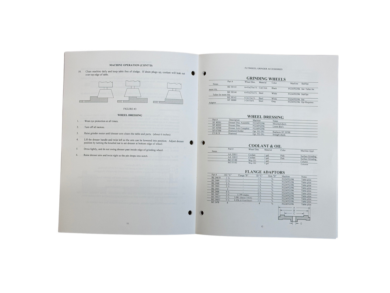 Peterson Model FG24 Flywheel Grinder Manual