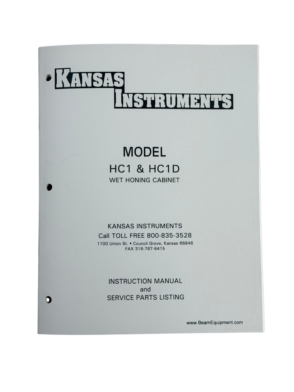 Peterson Model HC1 & HC1D Manual