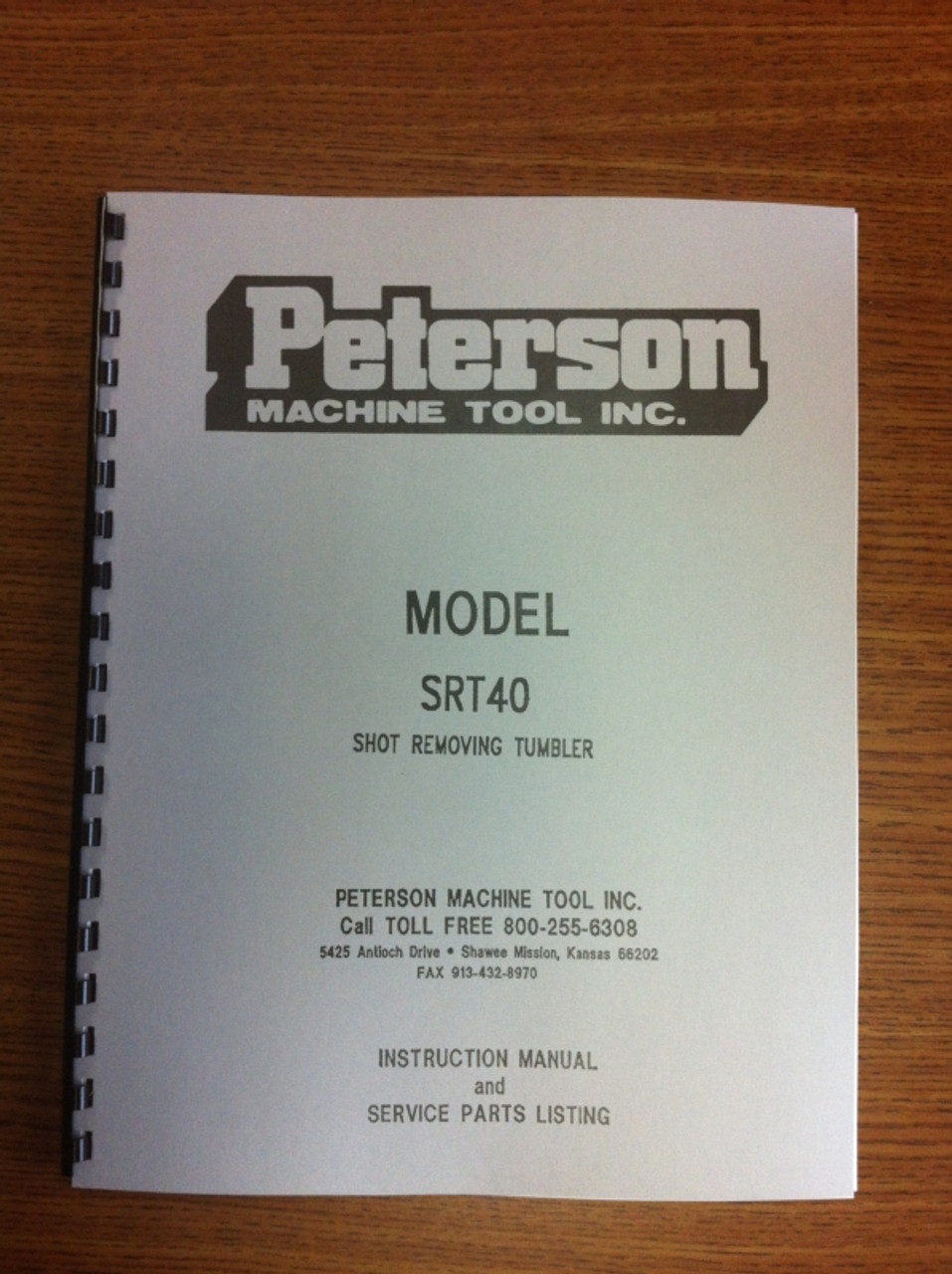 Peterson Model SRT-40 Manual