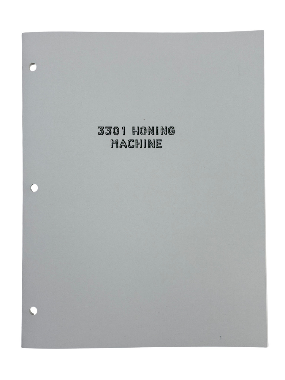 Serv Equip SE-3301 Cylinder Honing Machine Manual