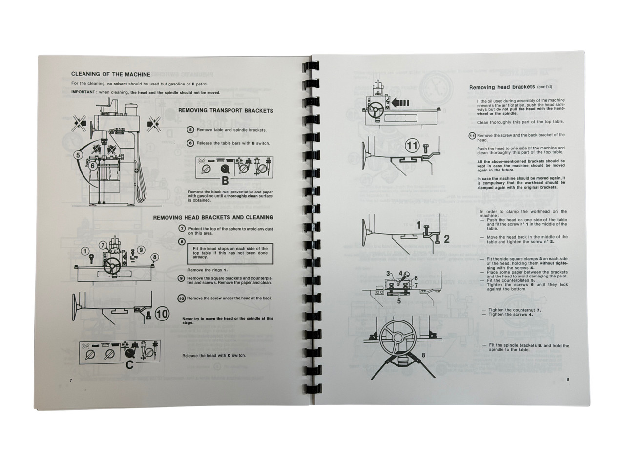 Serdi Model ERR 50 100 101 Seat and Guide Machine Manual