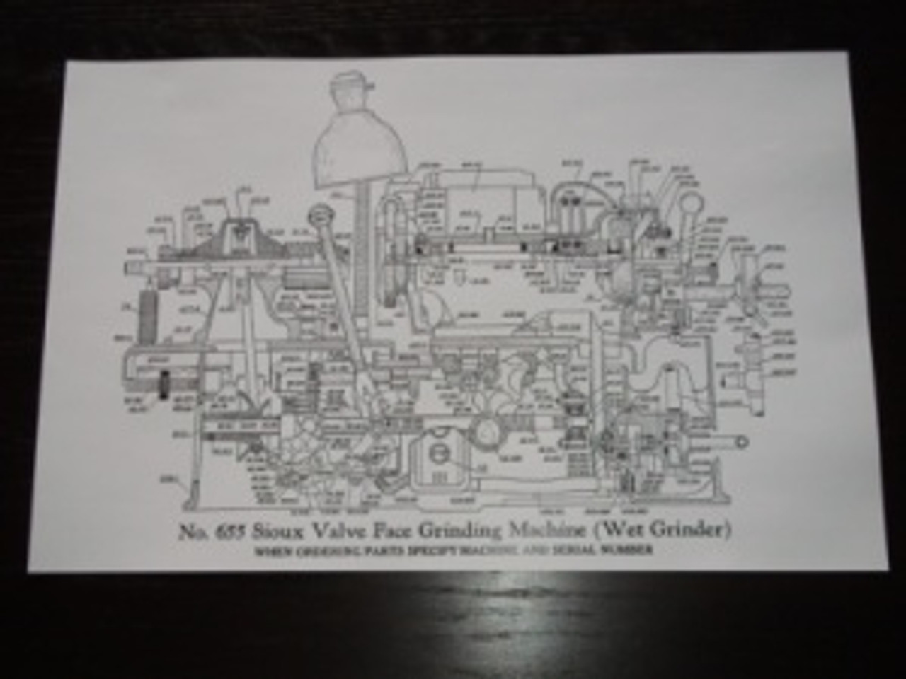 Sioux Model 655 Parts Sheet