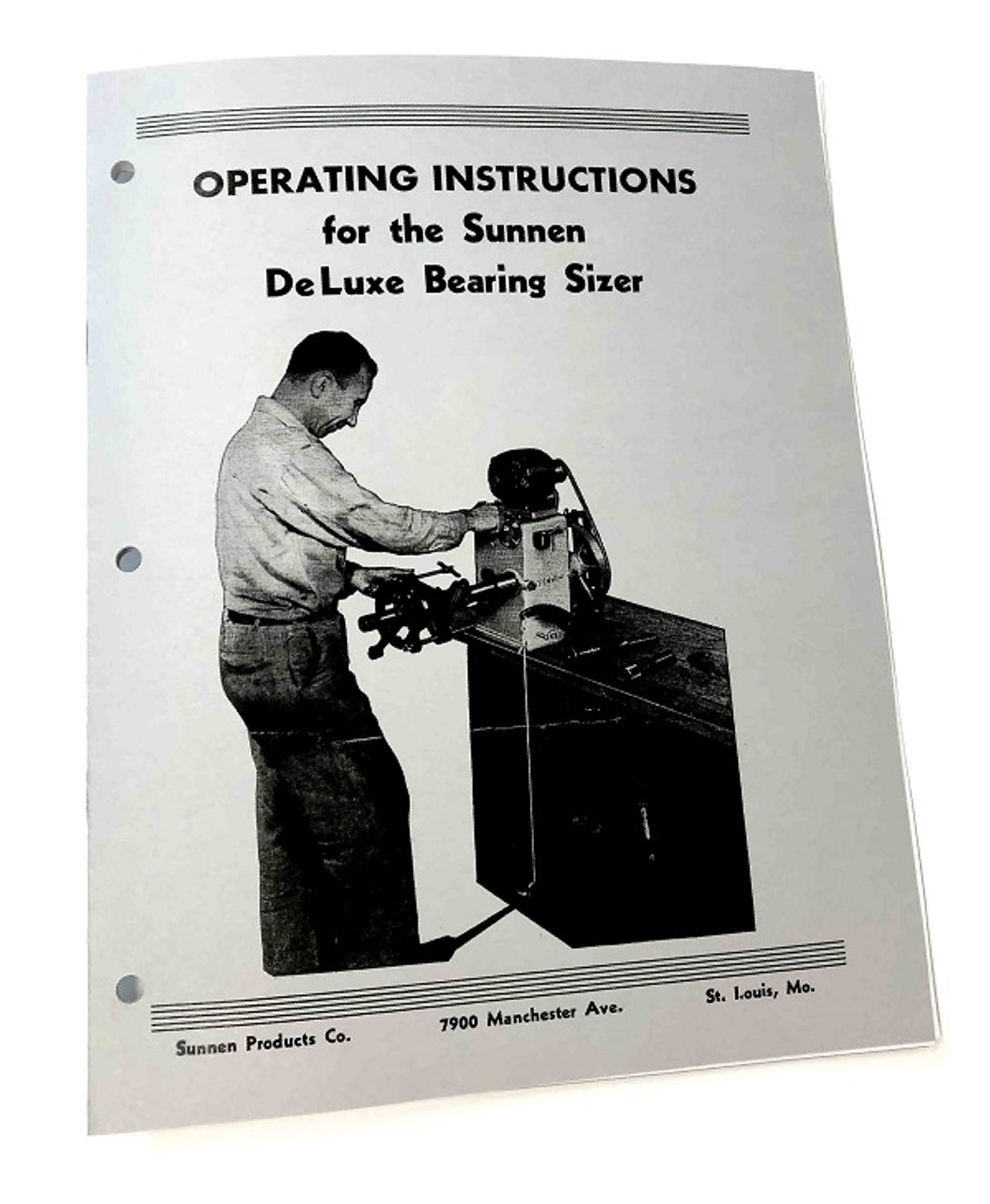 Sunnen Deluxe Bearing Sizer Manual