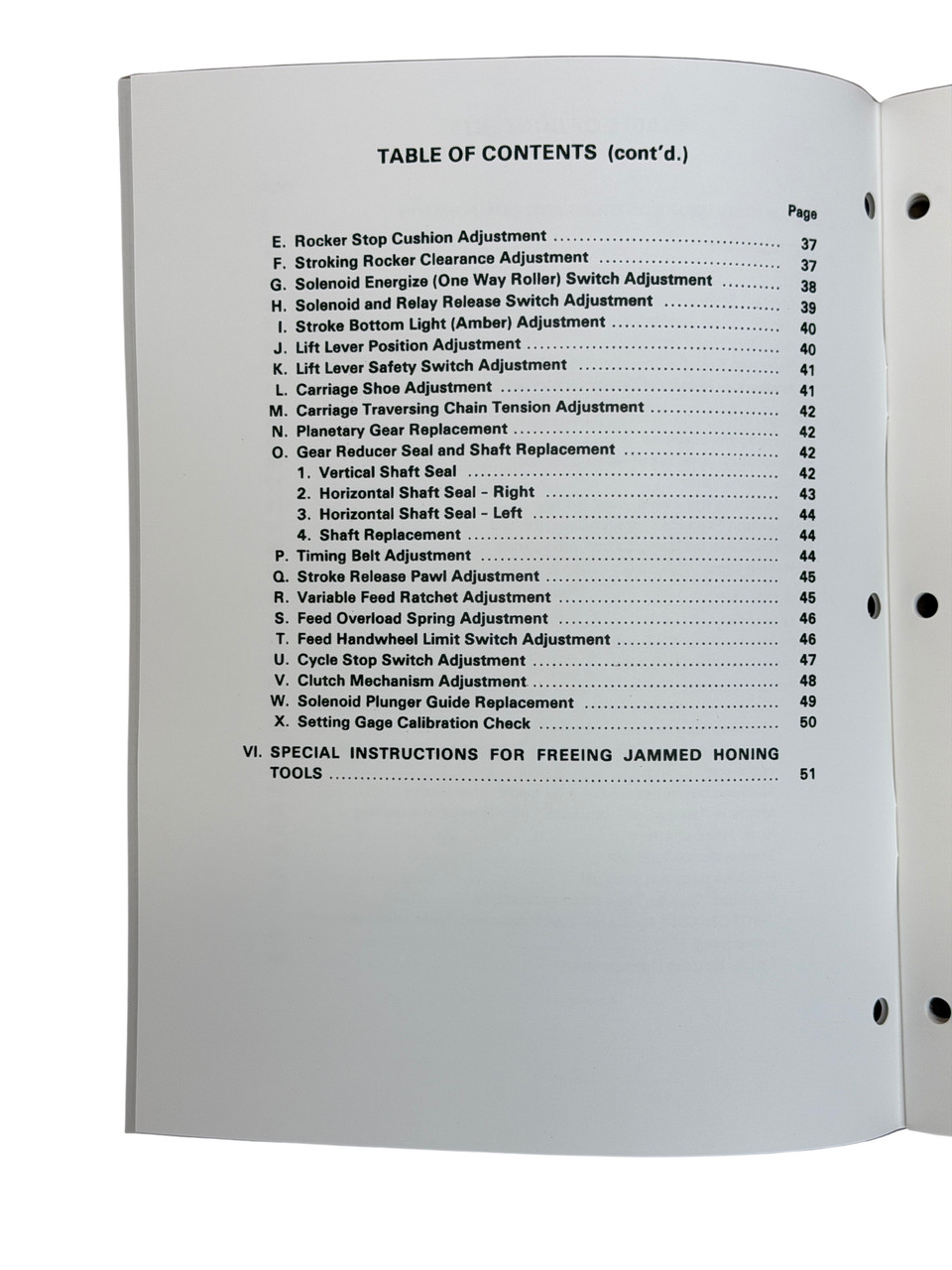 Sunnen Model CV-616 Cylinder Hone Manual