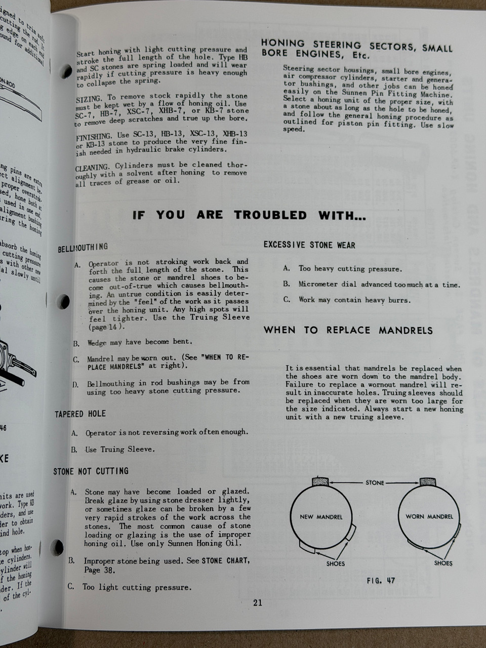 Sunnen Model LBA-650 & LBA-666 Manual
