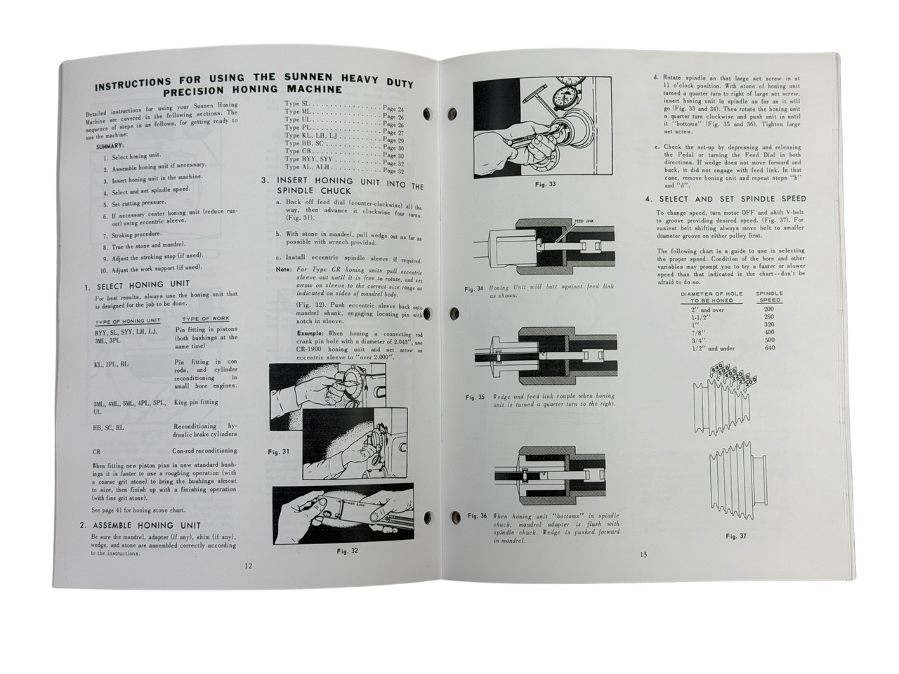 Sunnen Model LBB-1699 Manual