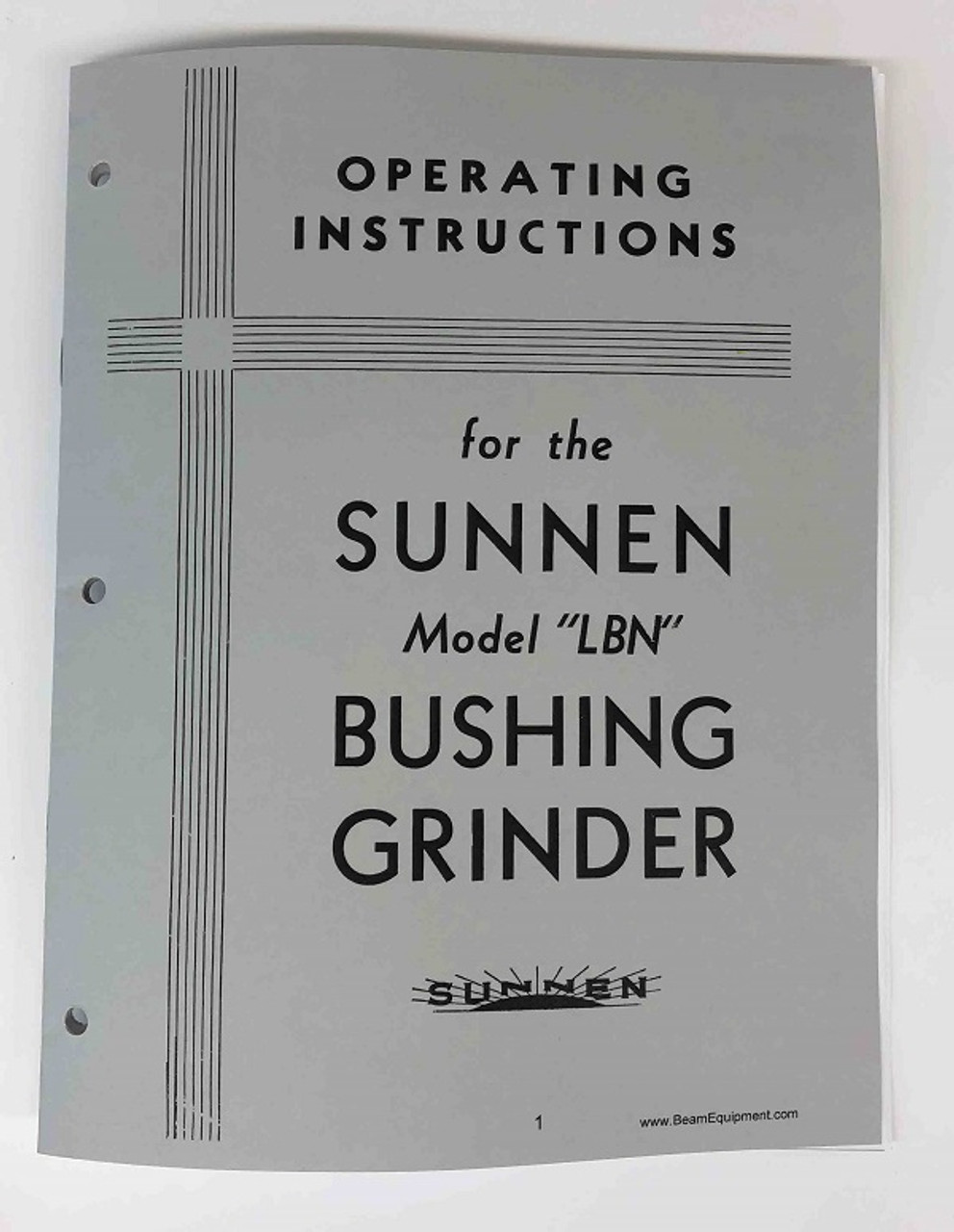 Sunnen Model LBN Manual