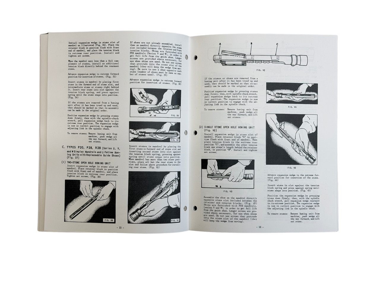Sunnen Model MBB-1290D Honing Machine Instruction Manual