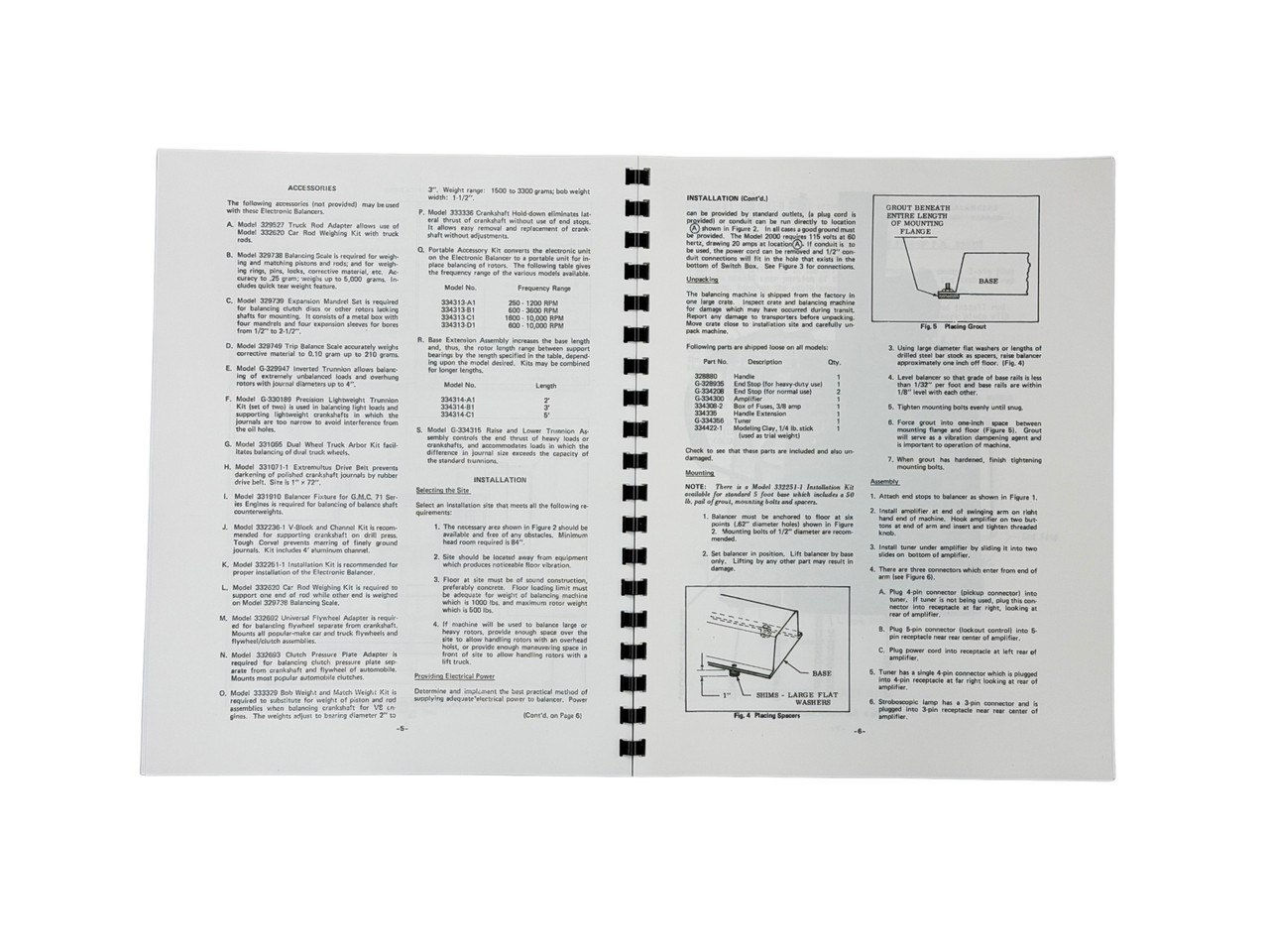 Stewart Warner Series 2000 Crankshaft Balancer Manual