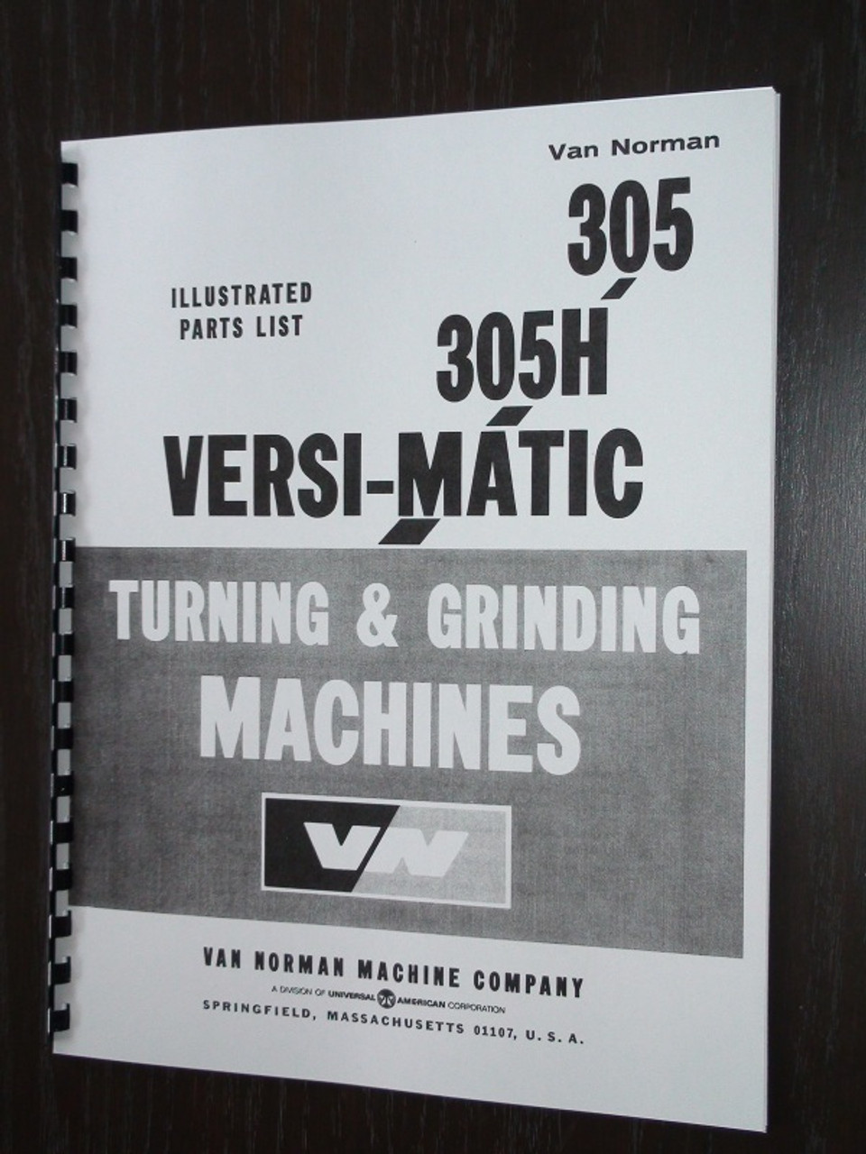 Van Norman Model 305 Manual