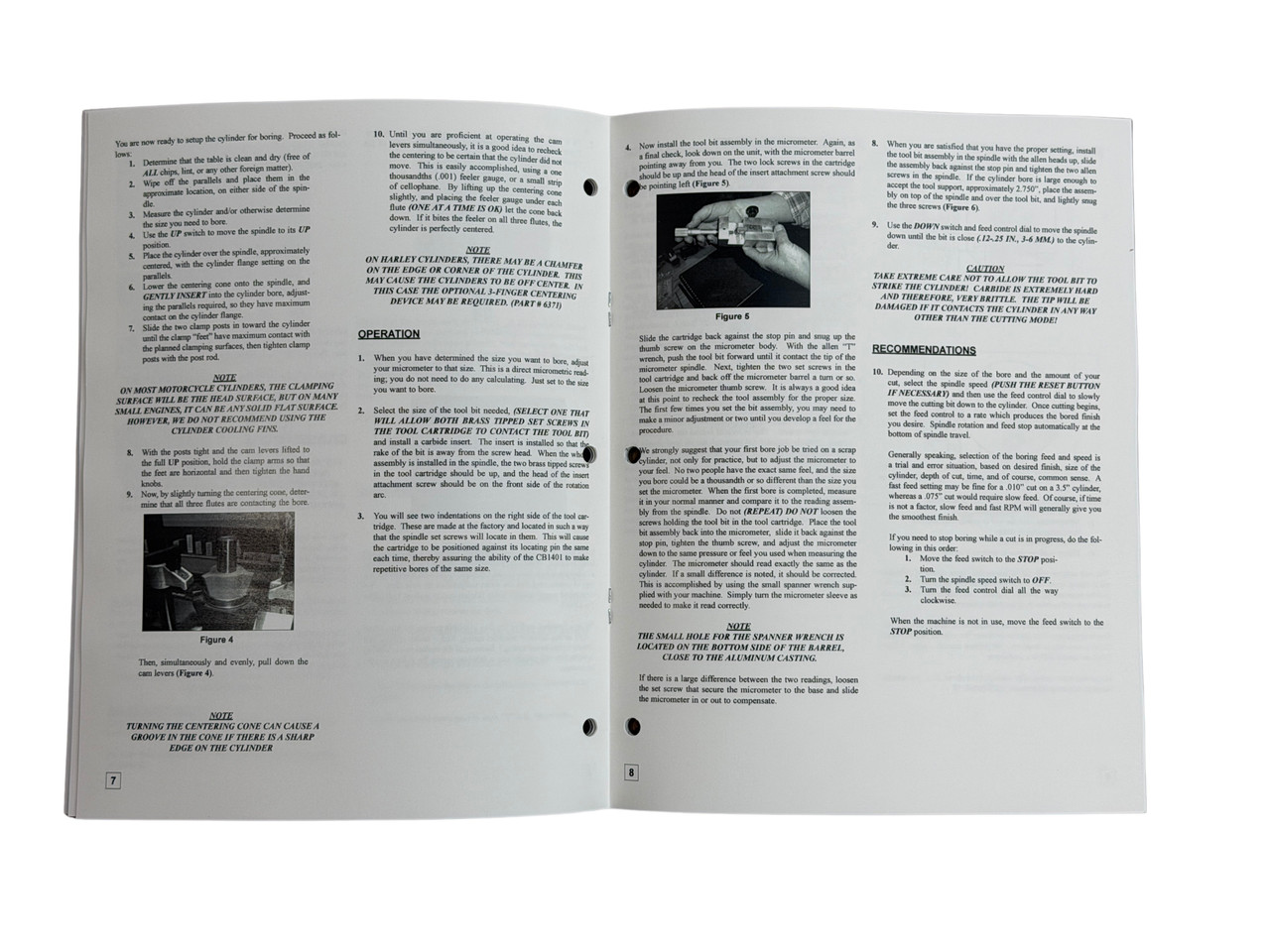 Winona Van Norman Model CB1401 Manual