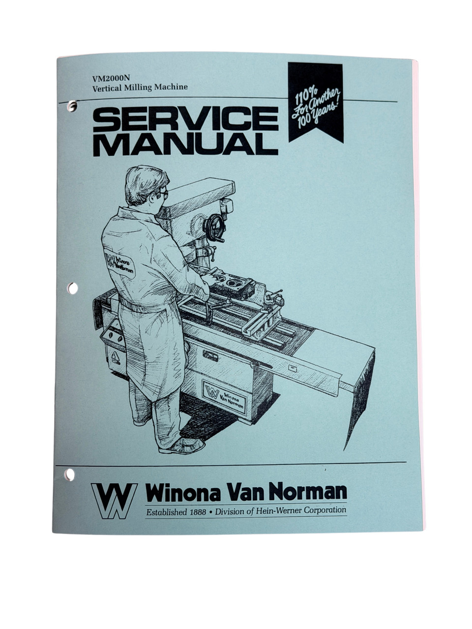 Winona Van Norman Model VM2000N Rotary Broach Manual