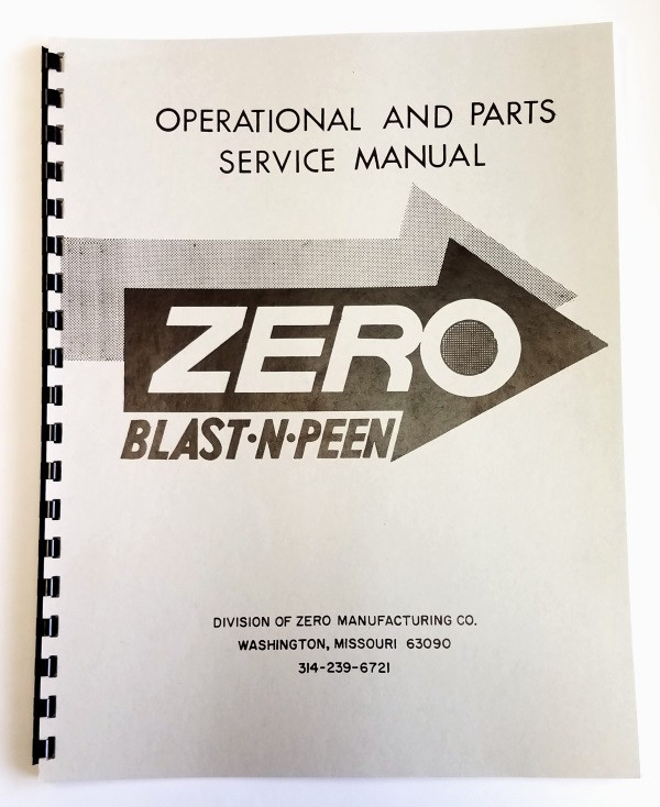 Zero Model BNP 40-1 & 40-3 Manual