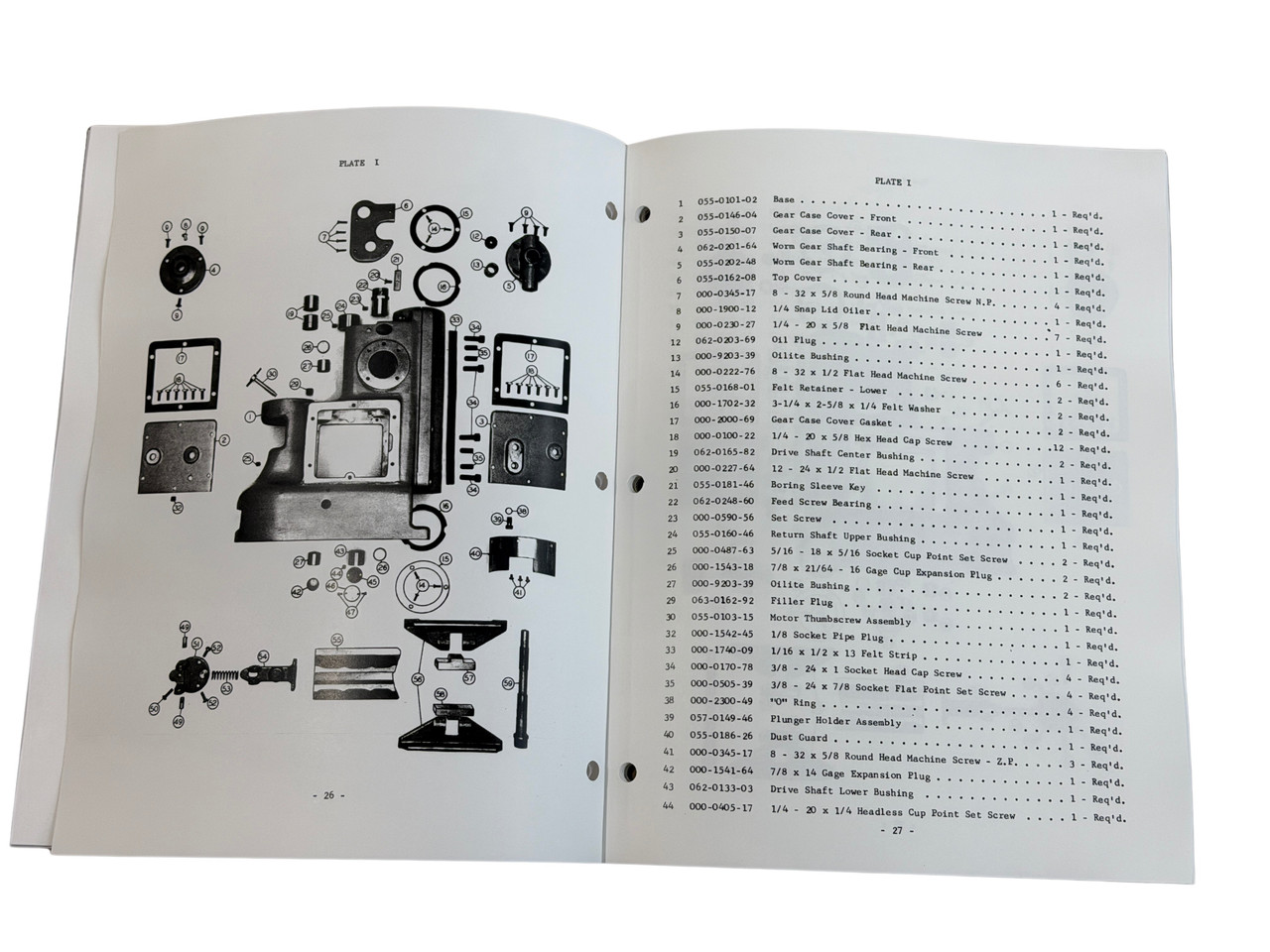 Kwik Way Model FN Boring Bar Manual
