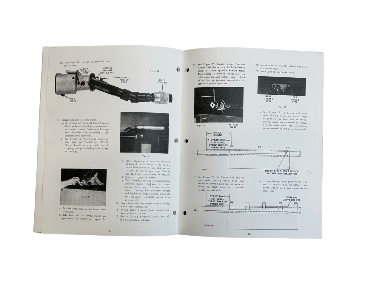 Sunnen Model CH-100 Line Hone Operators Manual  I-CH-100-E