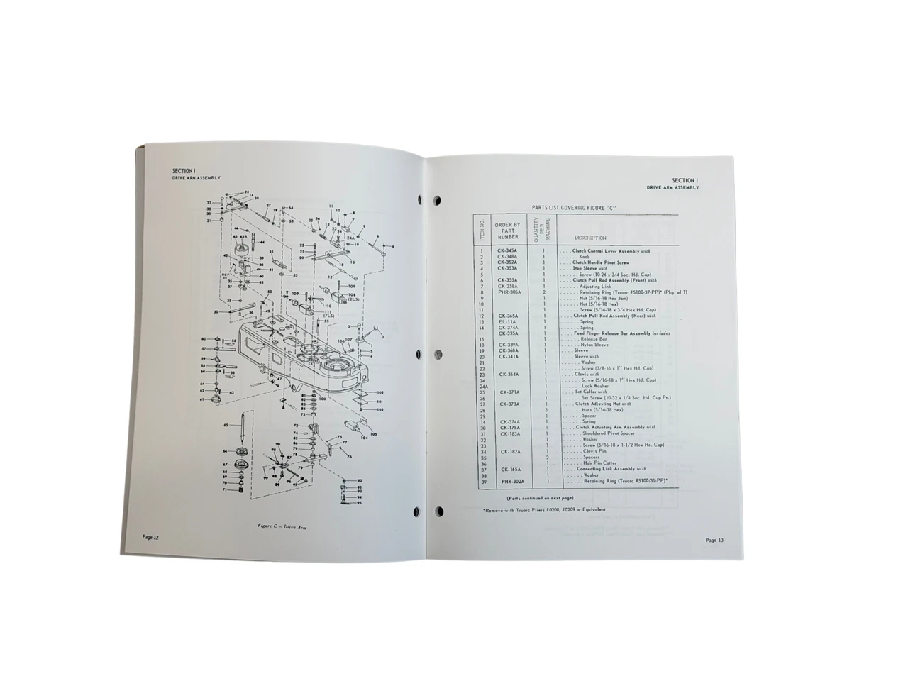 Sunnen Model CV-616 Cylinder Hone Parts Manual - XCV2616