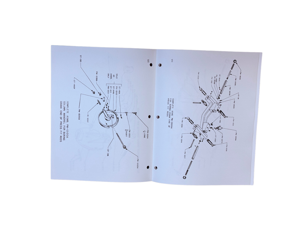 Tobin Arp Model PM Rod Boring Machine Parts Manual