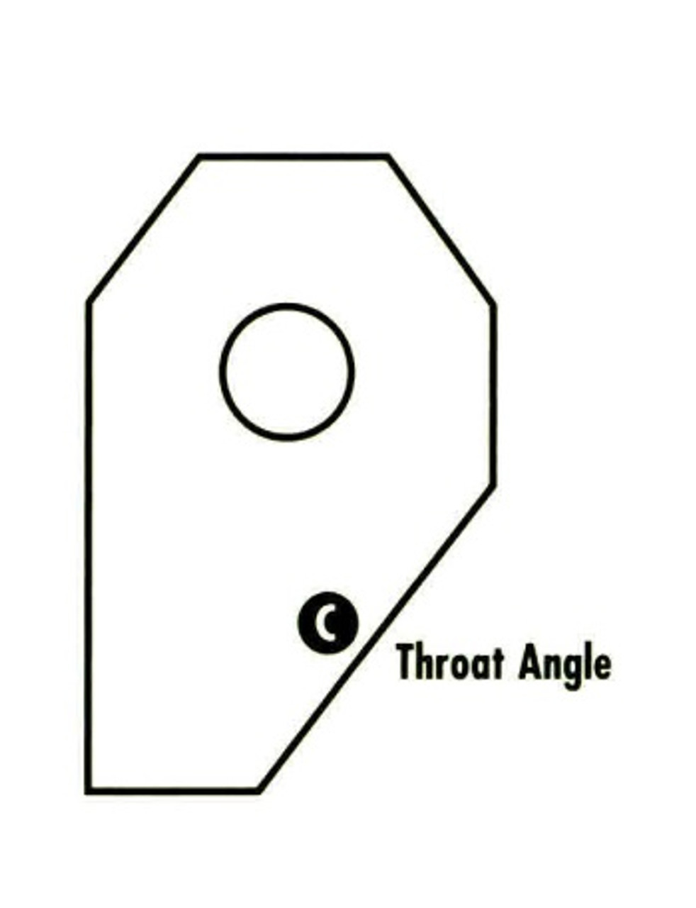 R-31 Straight / Single Angle Cutter - 30 Degree