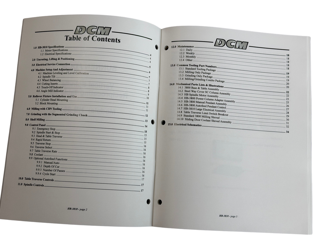 DCM - Sunnen HB-3810 Surface Mill