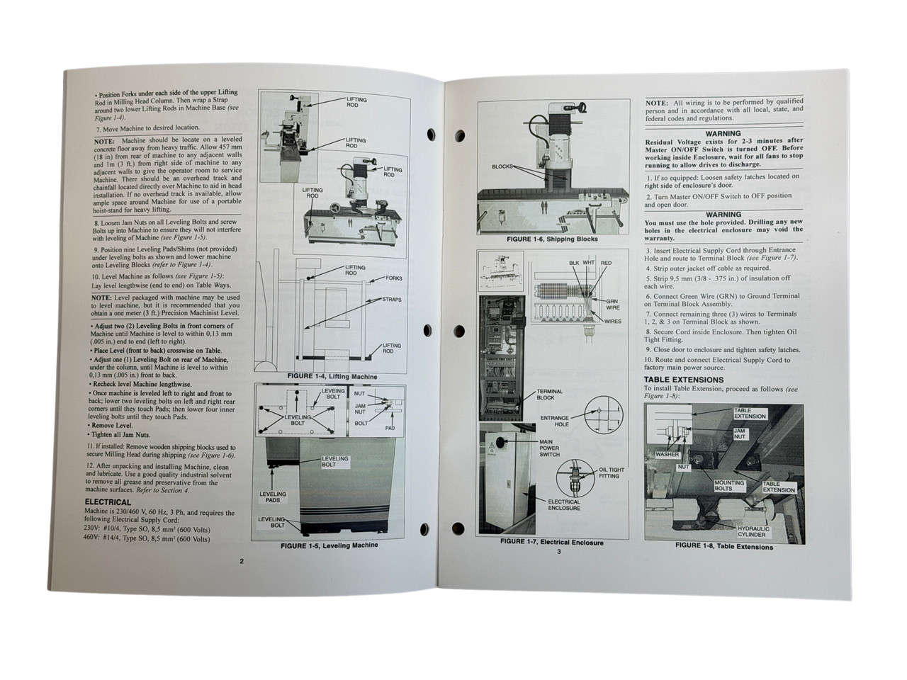 Sunnen HBS-1300 Surface Mill Instruction Manual