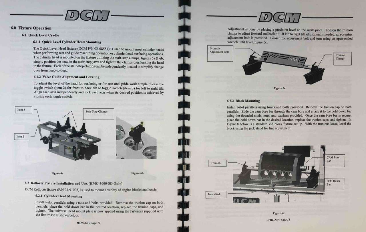 DCM - Sunnen HMC-2400SD - HMC3000SD Manual