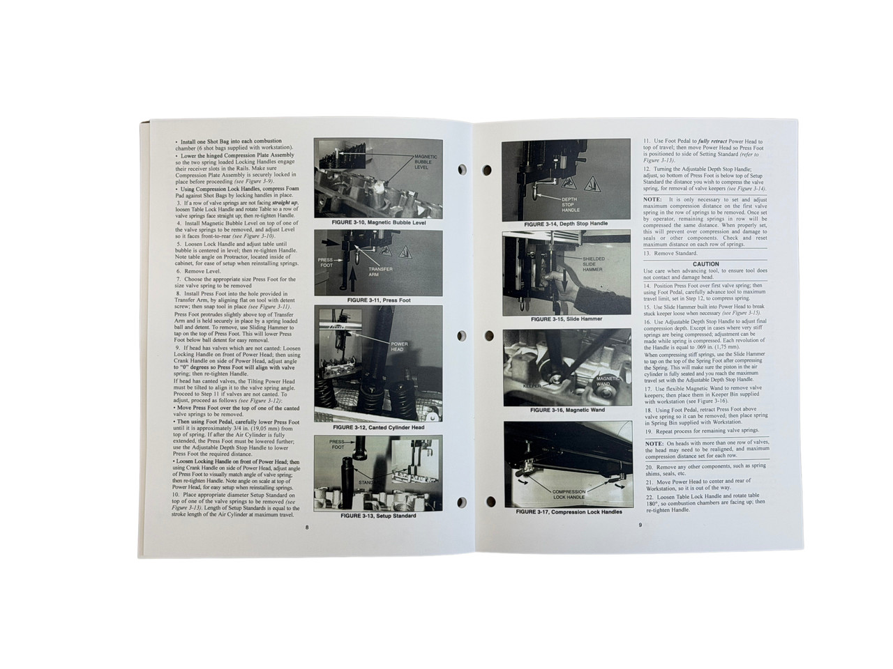 Sunnen CHW-50 Cylinder Head Workstation Instruction Manual