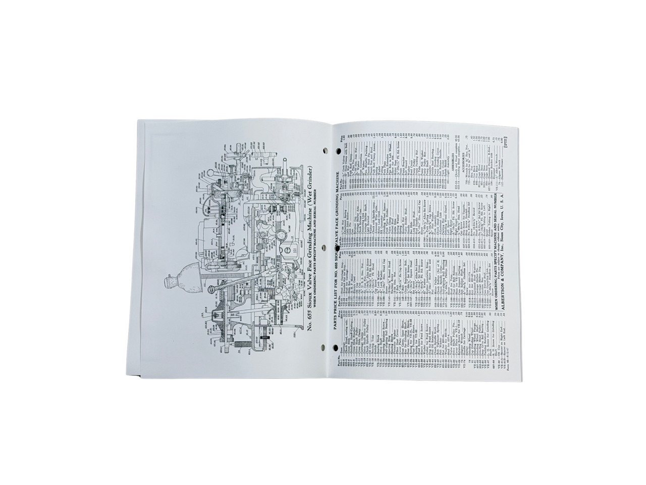 Sioux Model 655 Valve Grinder Manual