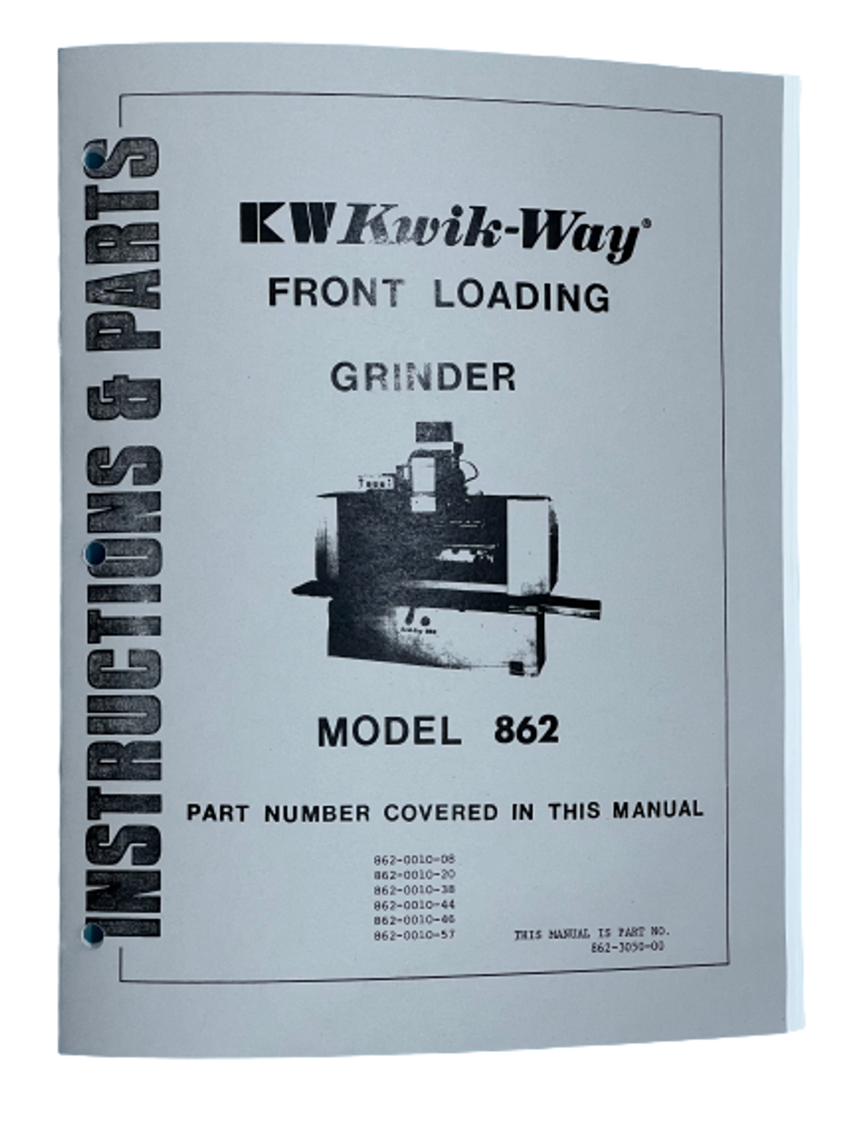 Kwik Way Model 862 Manual