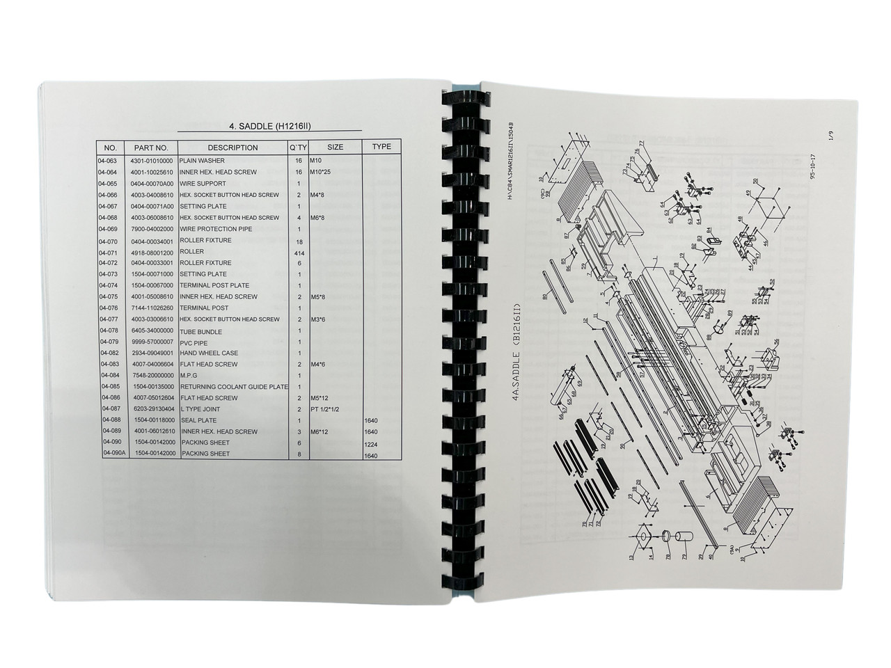 Operating and Parts Manual for Chevalier Smart-B12/16II Surface Grinders