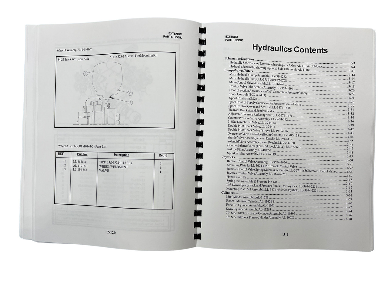 Pettibone B66 Forklift Parts Manual