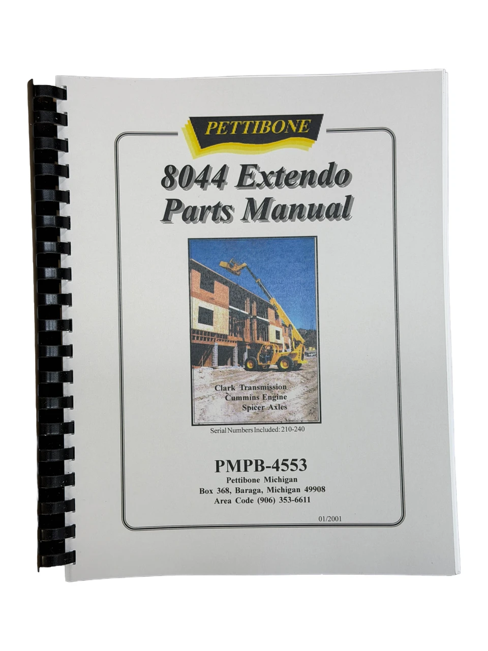 Pettibone  8044 Extendo Forklift Parts Manual