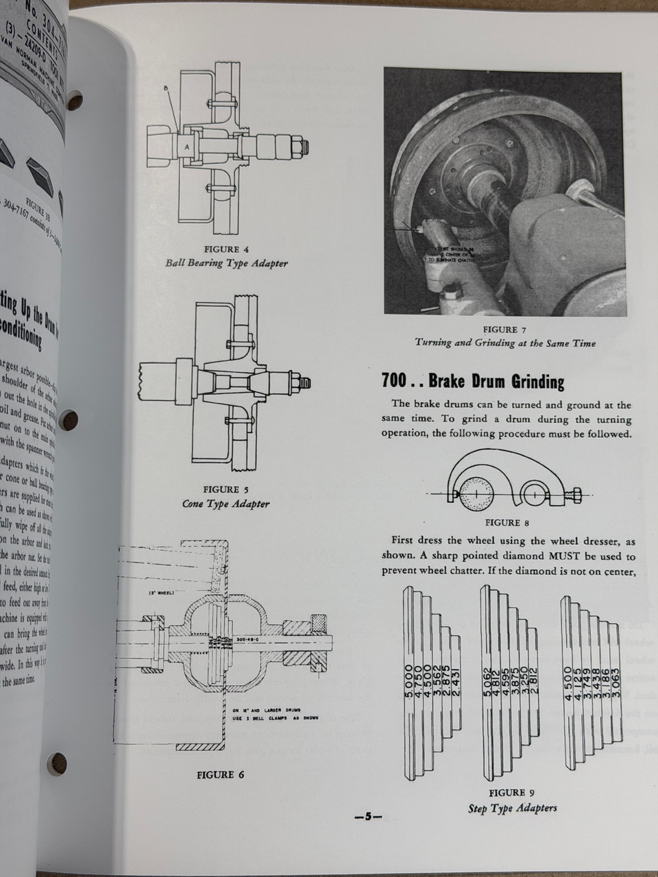 Van Norman Model 304 & 304H Brake Lathe Manual