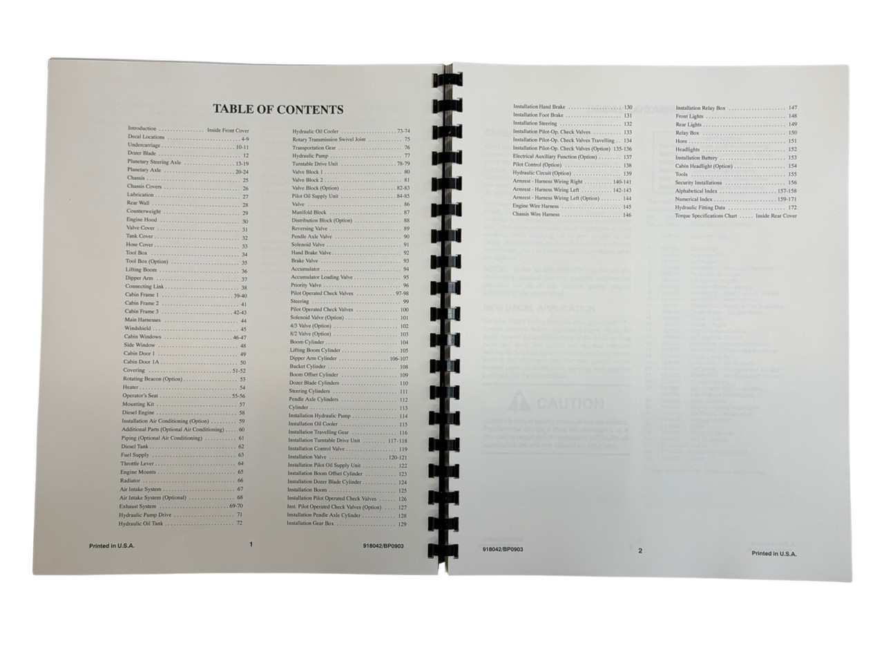 Gehl 652 Mini Excavator Parts Manual