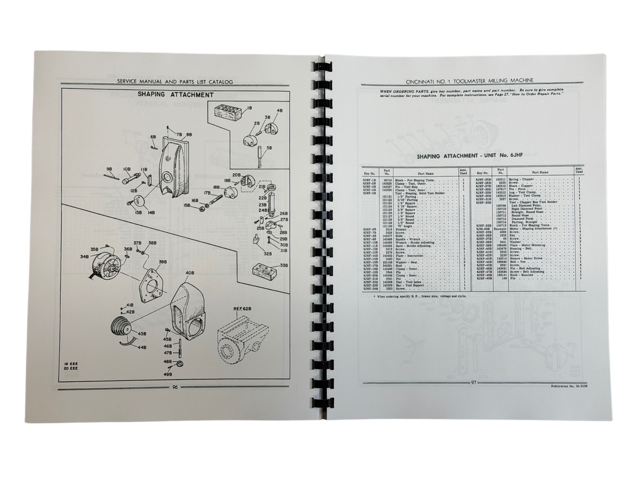 Cincinnati No1 Tool-master Milling Machine Manual