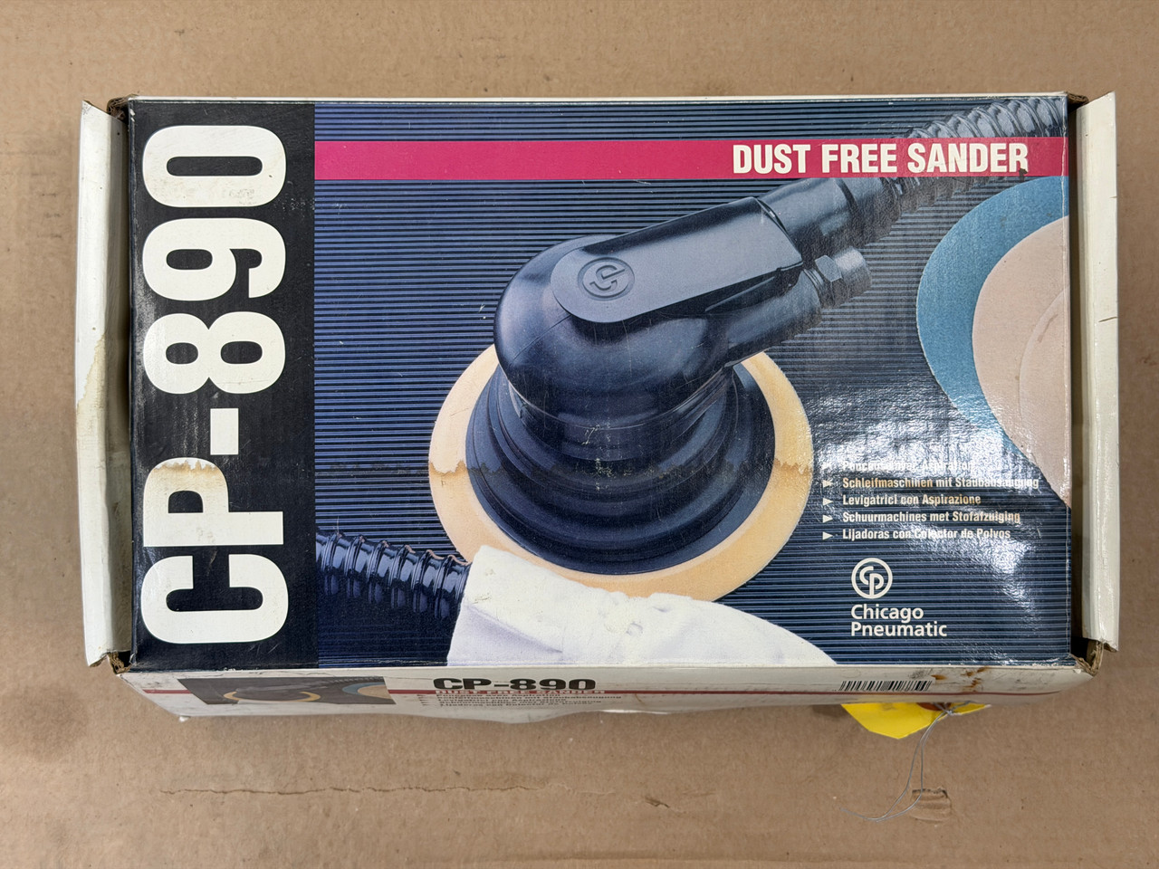 NOS - Chicago Pneumatic Dust Free Orbital Sander