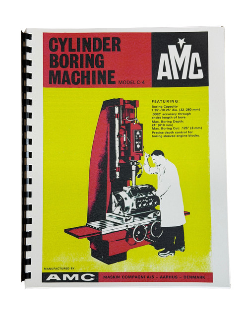 AMC C4 Boring Bar Instruction and Parts Manual