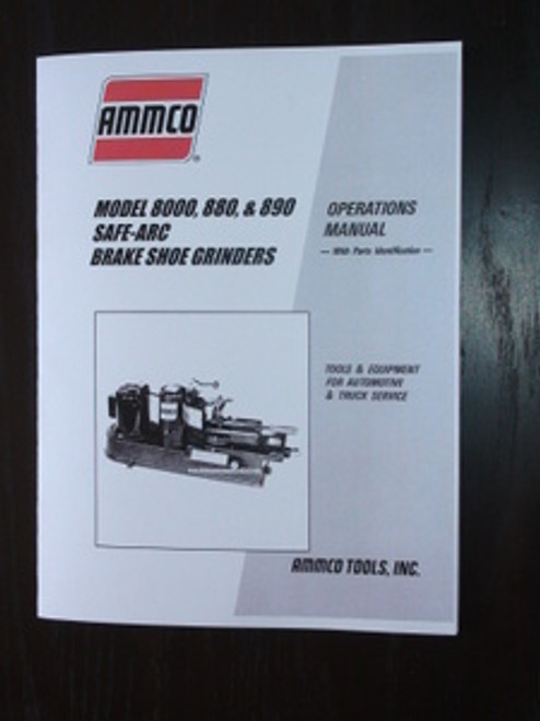 Ammco Model 8000 - 880 - 890 Manual