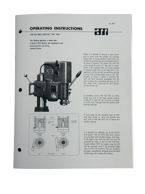 Arboga Maskiner Model L2508W Manual