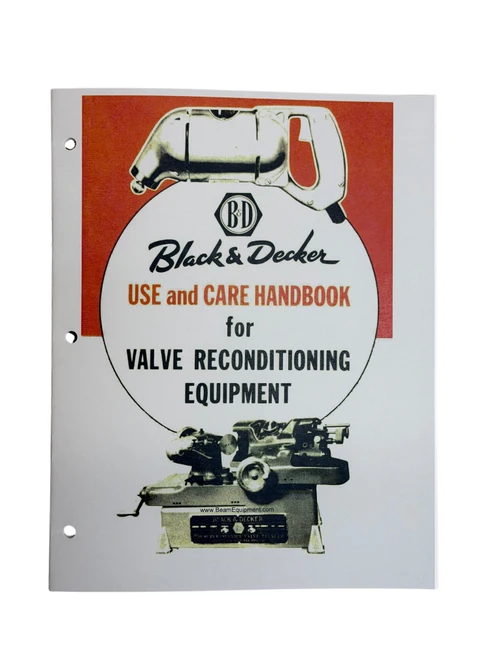 Black & Decker No 282 and 550 Valve Grinder Manual