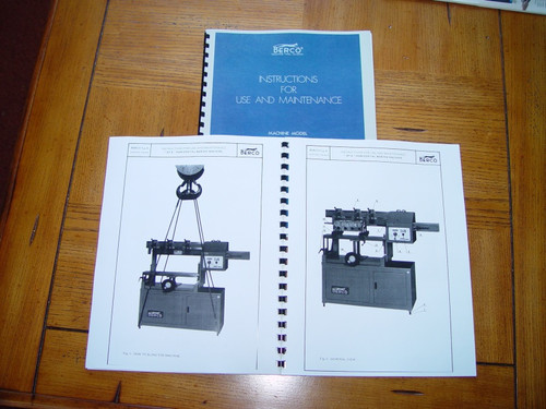 Berco Model BT6 Manual