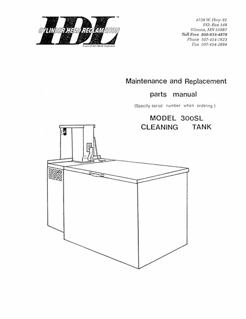 IDL 300SL Manual