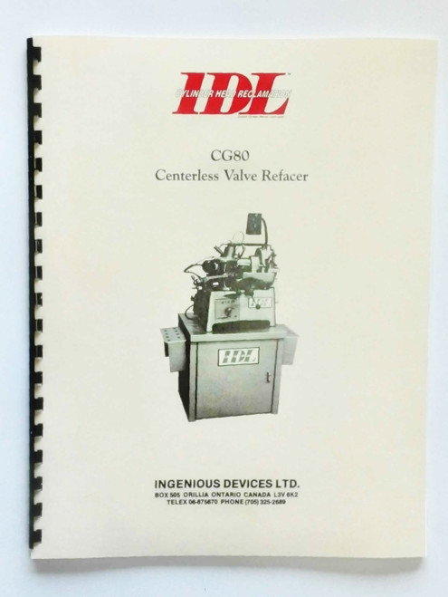 IDL CG80 Manual