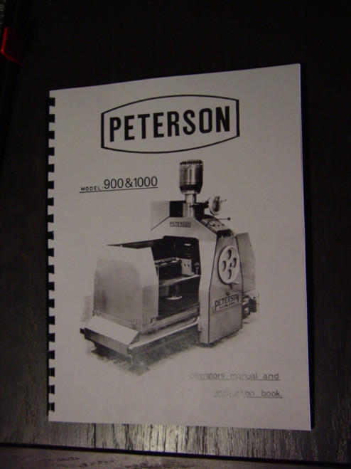 Peterson Model 900 & 1000 Manual