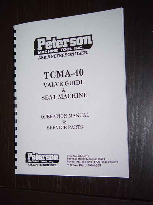 Peterson TCMA-40 Manual