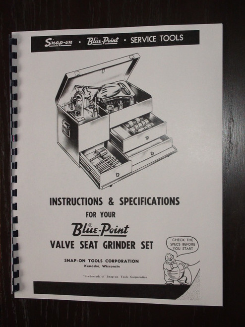 Skill / Snap On Valve Seat Grinder Manual