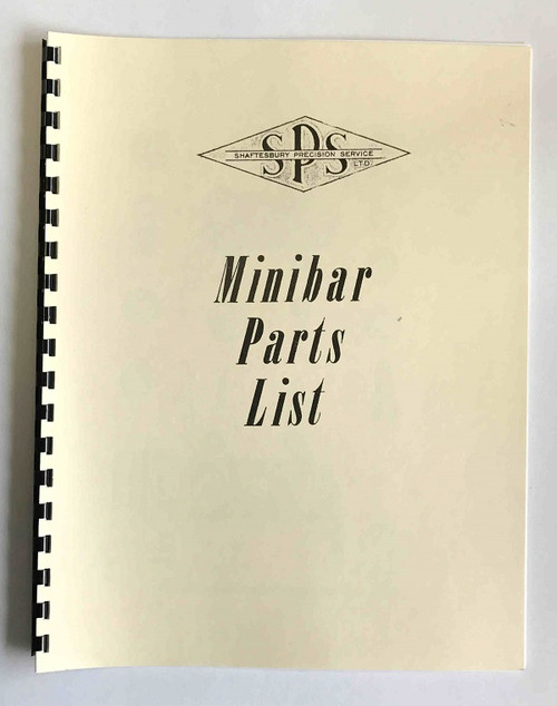 Shaftesbury Precision Minibar Parts Manual