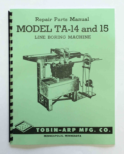 Tobin Arp Model TA14 & TA15 Manual