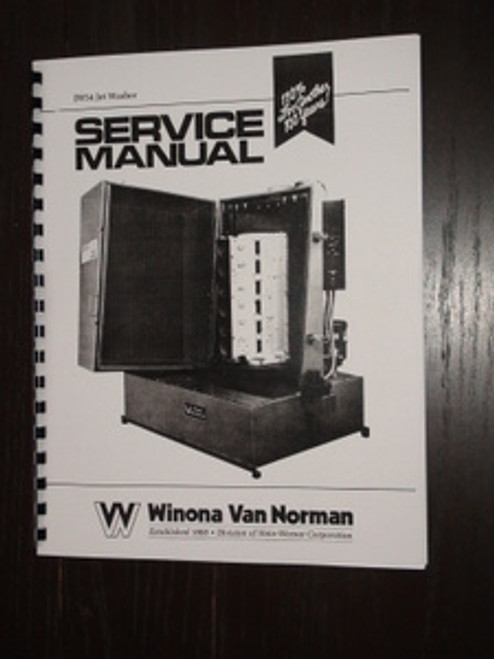 Winona Van Norman Model JW54 Manual