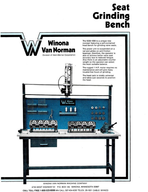 Winona Seat Grinder Bench Flier